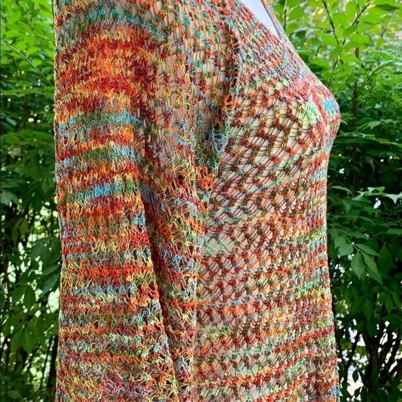 *SALE* EUC Gorgeous Boho Crochet Multicolored Top! - Picture 10 of 13